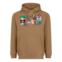 Toasted Coconut cat  coffee cup Heavyweight Hoodie - AdoDesignShop