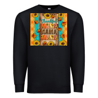 Black Thankful mama mama mama Premium Sweatshirt - Artiststas