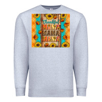 Heather Grey Thankful mama mama mama Premium Sweatshirt - Artiststas