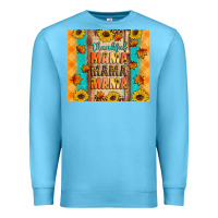 Ocean Blue Thankful mama mama mama Premium Sweatshirt - Artiststas
