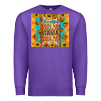 Purple Thankful mama mama mama Premium Sweatshirt - Artiststas