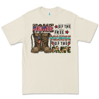 Bone home of the free beacause of the brave Premium Tee - CowhideDigitalArt