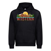 Foreset Green western Urban Hoodie - NancyCooperArtShop
