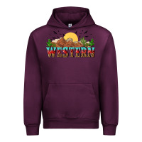 Mauve Wine western Urban Hoodie - NancyCooperArtShop