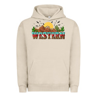 Pigment French Oak western Urban Hoodie - NancyCooperArtShop