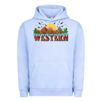 Pigment Grape Ice western Urban Hoodie - NancyCooperArtShop