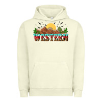 Pigment Pistachio western Urban Hoodie - NancyCooperArtShop
