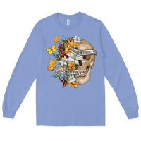Colony Blue Kinda Emotional Kinda Emotionless Long Sleeve Tee - RanaPortraitStore