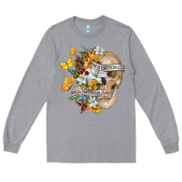 Heather Grey Kinda Emotional Kinda Emotionless Long Sleeve Tee - RanaPortraitStore