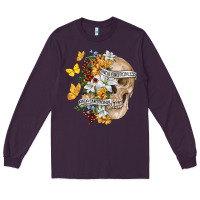 Plum Kinda Emotional Kinda Emotionless Long Sleeve Tee - RanaPortraitStore