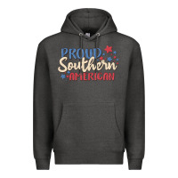 Charcoal Heather proud southern american Premium Hoodie - MaliasSmallBusiness
