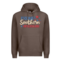 Coffee proud southern american Premium Hoodie - MaliasSmallBusiness