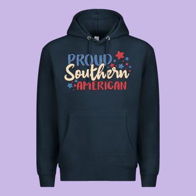 Proud Southern American Premium Hoodie Designed By Maliassmallbusiness