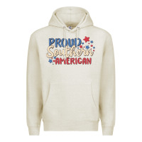 Oatmeal Heather proud southern american Premium Hoodie - MaliasSmallBusiness