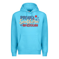 Ocean Blue proud southern american Premium Hoodie - MaliasSmallBusiness