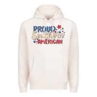 Pale Pink proud southern american Premium Hoodie - MaliasSmallBusiness