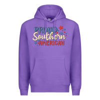 Purple proud southern american Premium Hoodie - MaliasSmallBusiness