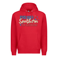 Red proud southern american Premium Hoodie - MaliasSmallBusiness