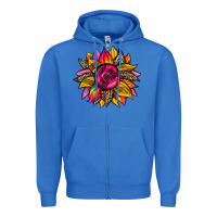 True Royal race  sunflower Zipper Hoodie - Zillion Design Studio