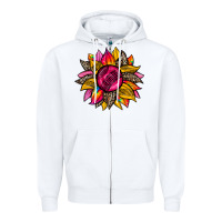 Race  Sunflower Zipper Hoodie | Teevron