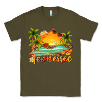 Army Green tennessee summer billie wilder Classic Tee - texasbilliewilder