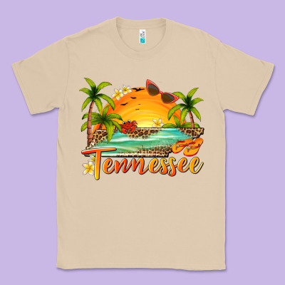Tennessee Summer Billie Wilder Classic Tee Designed By Texasbilliewilder