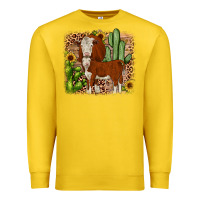 Lemon Hereford cactus sunflower Premium Sweatshirt - JahusDesignShop