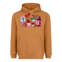 Meerkat valentines day roses coffee cups Heavyweight Hoodie - AdoDesignShop
