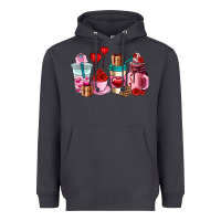 Smoke valentines day roses coffee cups Heavyweight Hoodie - AdoDesignShop