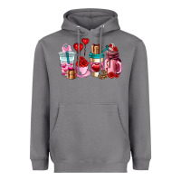 Storm valentines day roses coffee cups Heavyweight Hoodie - AdoDesignShop