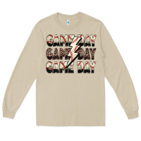 Mushroom game day game day baseball lightning bolt Long Sleeve Tee - Zillion Design Studio