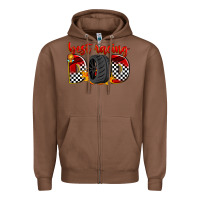 Chestnut best racing dad Zipper Hoodie - Zillion Design Studio