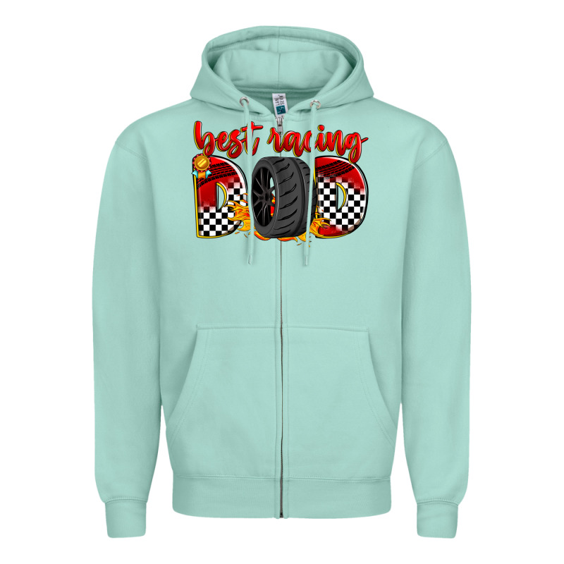 Best Racing Dad Zipper Hoodie by Zillion Design Studio | Teevron