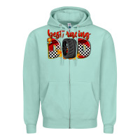Seafoam best racing dad Zipper Hoodie - Zillion Design Studio