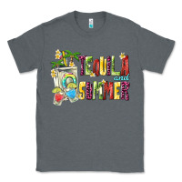 Charcoal Heather tequila and summer Classic Tee - texasbilliewilder