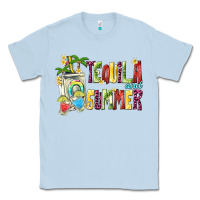Dusty Blue tequila and summer Classic Tee - texasbilliewilder