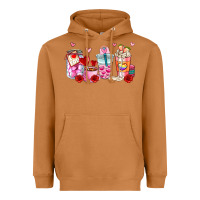 Meerkat valentines day coffee cup Heavyweight Hoodie - AdoDesignShop