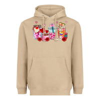 Mushroom valentines day coffee cup Heavyweight Hoodie - AdoDesignShop