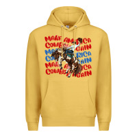 Antique Gold make america cowboy again Premium Hoodie - MaliasSmallBusiness