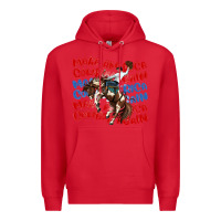 Red make america cowboy again Premium Hoodie - MaliasSmallBusiness