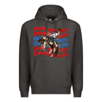 Smoke make america cowboy again Premium Hoodie - MaliasSmallBusiness