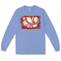 Colony Blue baseball background Long Sleeve Tee - texasbilliewilder