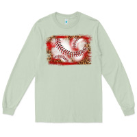 Matcha baseball background Long Sleeve Tee - texasbilliewilder