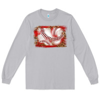 Moon Dust baseball background Long Sleeve Tee - texasbilliewilder