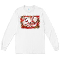 White baseball background Long Sleeve Tee - texasbilliewilder