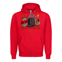 Red with god all things are possible Zipper Hoodie - Zillion Design Studio