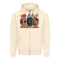 Sandshell with god all things are possible Zipper Hoodie - Zillion Design Studio
