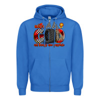 True Royal with god all things are possible Zipper Hoodie - Zillion Design Studio