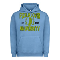 Pigment Pebble Blue pickle lover university Urban Hoodie - MaliasSmallBusiness