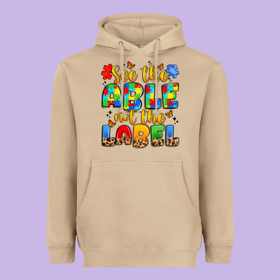 See The Able Not The Label Heavyweight Hoodie Designed By Jahusdesignshop
